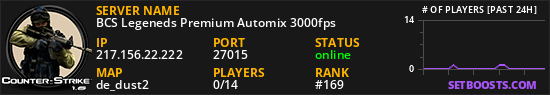BCS Legeneds Premium Automix 3000fps