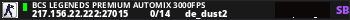 BCS Legeneds Premium Automix 3000fps
