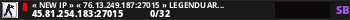 « NEW IP » « 76.13.249.187:27015 » LegenduArena PB