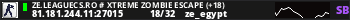 ZE.LeagueCS.Ro # Xtreme Zombie Escape (+18)