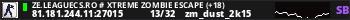 ZE.LeagueCS.Ro # Xtreme Zombie Escape (+18)