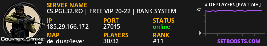CS.PGL32.RO | FREE VIP 20-22 | RANK SYSTEM