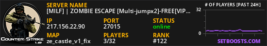 [MILF] | ZOMBIE ESCAPE [Multi-jumpx2]-FREE[VIP]