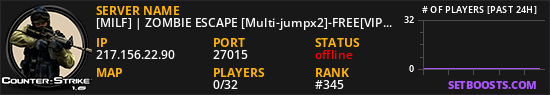 [MILF] | ZOMBIE ESCAPE [Multi-jumpx2]-FREE[VIP]