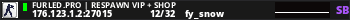FURLED.PRO | RESPAWN VIP + SHOP