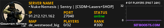 • Nuke-Nemesis | Sentry | [CSDM+Lasers+SHOP]