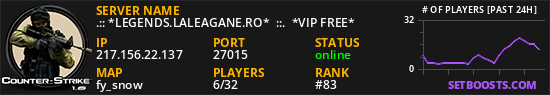 .:: *LEGENDS.LALEAGANE.RO*  ::.  *VIP FREE*