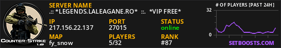 .:: *LEGENDS.LALEAGANE.RO*  ::.  *VIP FREE*