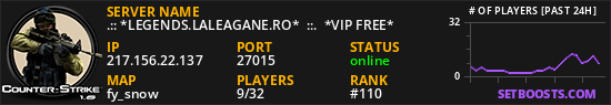 .:: *LEGENDS.LALEAGANE.RO*  ::.  *VIP FREE*