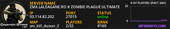 ZMX.LALEAGANE.RO # ZOMBIE PLAGUE ULTIMATE