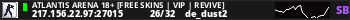 ATLANTIS ARENA 18+ [FREE SKINS | VIP | REVIVE]