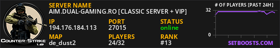 AIM.DUAL-GAMING.RO [CLASSIC SERVER + VIP]