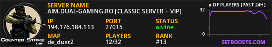 AIM.DUAL-GAMING.RO [CLASSIC SERVER + VIP]