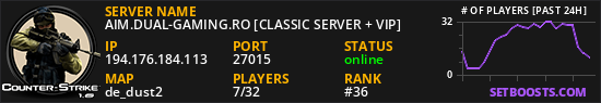 AIM.DUAL-GAMING.RO [CLASSIC SERVER + VIP]