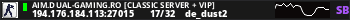 AIM.DUAL-GAMING.RO [CLASSIC SERVER + VIP]