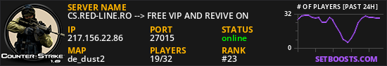 CS.RED-LINE.RO --> FREE VIP AND REVIVE ON