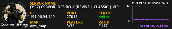 (1:09) CS.WORLDCS.RO # [REVIVE | CLASSIC | VIP FREE 20:23]