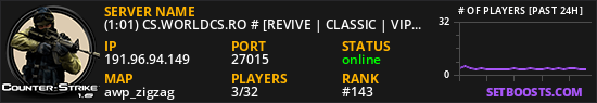(3:54) CS.WORLDCS.RO # [REVIVE | CLASSIC | VIP FREE 20:23]