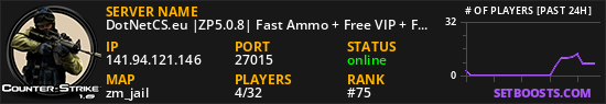 DotNetCS.eu |ZP5.0.8| Fast Ammo + Free VIP + FastDL