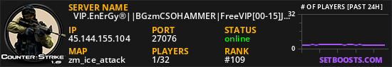亗VIP.EnErGy®||BGzmCSOHAMMER|FreeVIP[00-15]JP+GUNS+AUTOSAV
