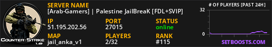 [Arab-Gamers] | Palestine JailBreaK [FDL+SVIP]