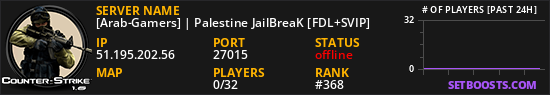 [Arab-Gamers] | Palestine JailBreaK [FDL+SVIP]
