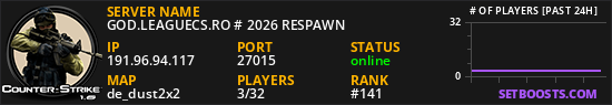 GOD.LEAGUECS.RO # 2026 RESPAWN