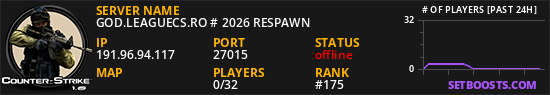GOD.LEAGUECS.RO # 2026 RESPAWN