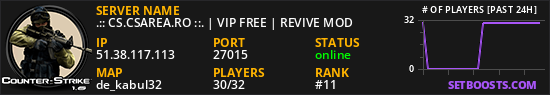 .:: CS.CSAREA.RO ::. | VIP FREE | REVIVE MOD