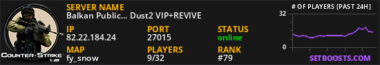 Balkan Public... Dust2 VIP+REVIVE