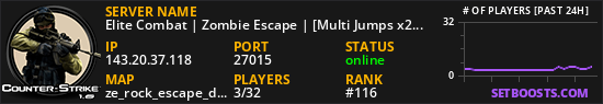 Elite Combat | Zombie Escape | [Multi Jumps x2 + 1000 FPS]