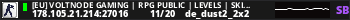 [EU] VoltNode Gaming | RPG Public | Levels | Skins | Daily Rewards