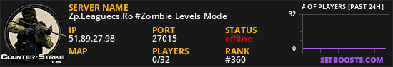Zp.Leaguecs.Ro #Zombie Levels Mode