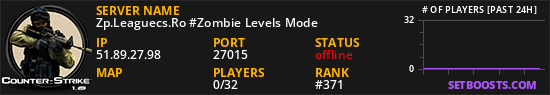 Zp.Leaguecs.Ro #Zombie Levels Mode