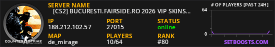 ★ [CS2] BUCURESTI.FAIRSIDE.RO 2026 VIP SKINS AGENTS
