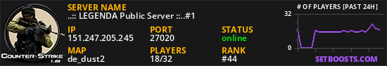 ..:: LEGENDA Public Server ::..#1