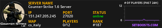 Counter-Strike 1.6 Server