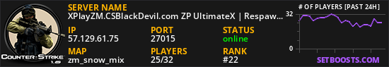 XPlayZM.CSBlackDevil.com ZP UltimateX | Respawn | VIP 22-00 ★ Points ®