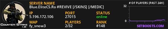 Blue.EliteCS.Ro #REVIVE [/SKINS] [/MEDIC]