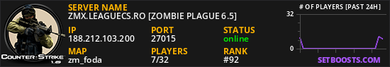 ZMX.LEAGUECS.RO [ZOMBIE PLAGUE 6.5]