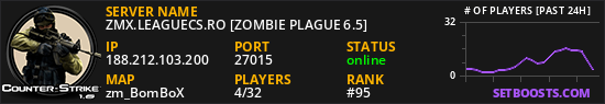 ZMX.LEAGUECS.RO [ZOMBIE PLAGUE 6.5]