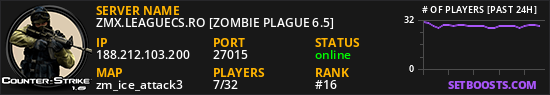 ZMX.LEAGUECS.RO [ZOMBIE PLAGUE 6.5]