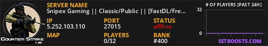 Snipex Gaming || Classic/Public || [FastDL/FreeVIP]
