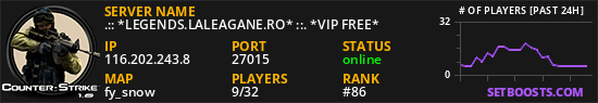 .:: *LEGENDS.LALEAGANE.RO* ::. *VIP FREE*