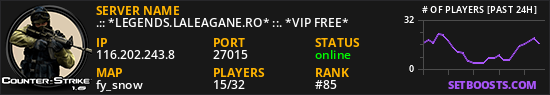 .:: *LEGENDS.LALEAGANE.RO* ::. *VIP FREE*