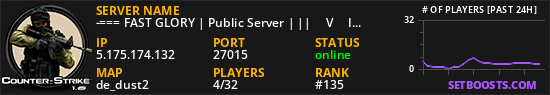 -=== FAST GLORY | Public Server | ||͇̿V͇̿I͇̿P͇̿| FREE