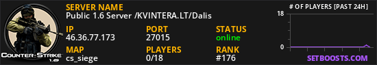 Public 1.6 Server /KVINTERA.LT/Dalis