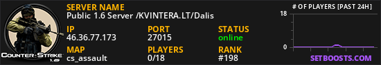 Public 1.6 Server /KVINTERA.LT/Dalis