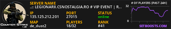 ..:: LEGIONARII.CSNOSTALGIA.RO # VIP EVENT | REVIVE SYSTEM ::..