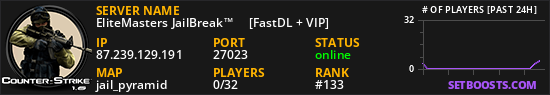 EliteMasters JailBreak™     [FastDL + VIP]